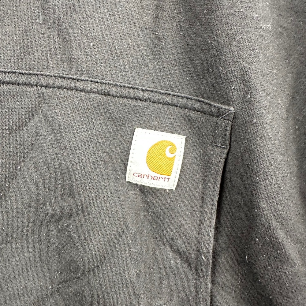Carhartt Force Relaxed Fit Lightweight Hoodie Black Mens Large Sweatshirt - Picture 4 of 9